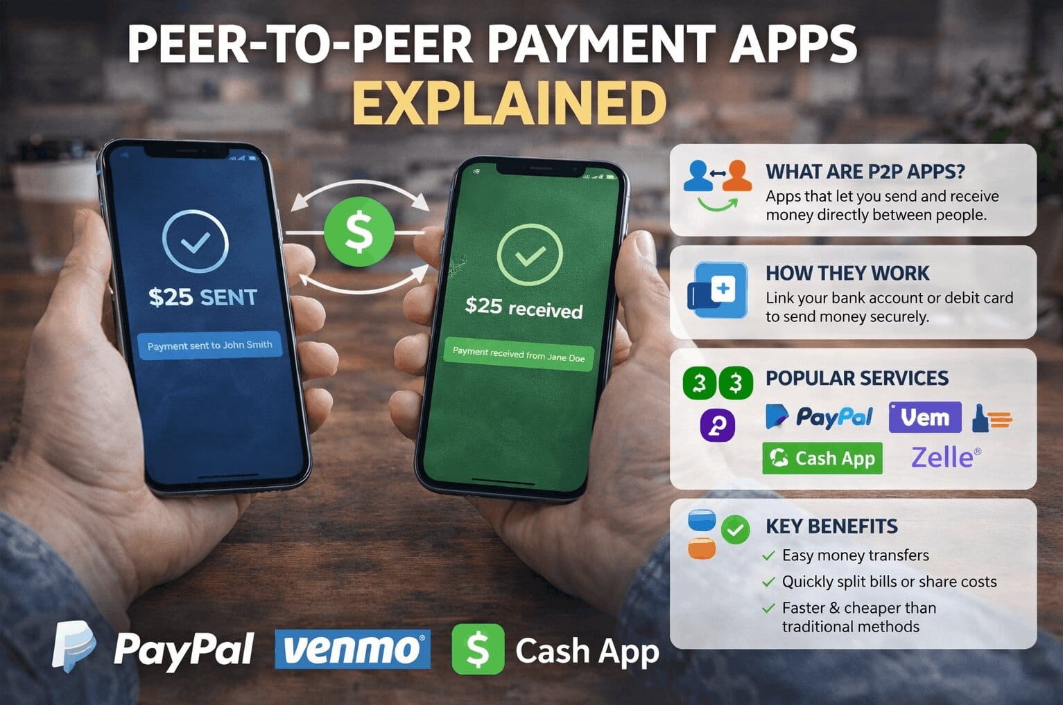 Peer-to-Peer Payment Apps Explained