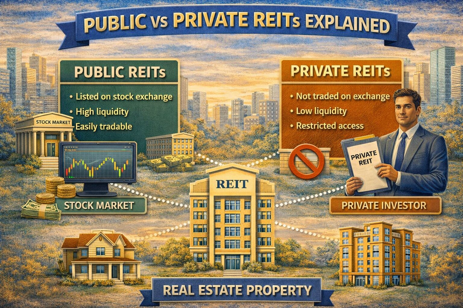 Public vs Private REITs Explained