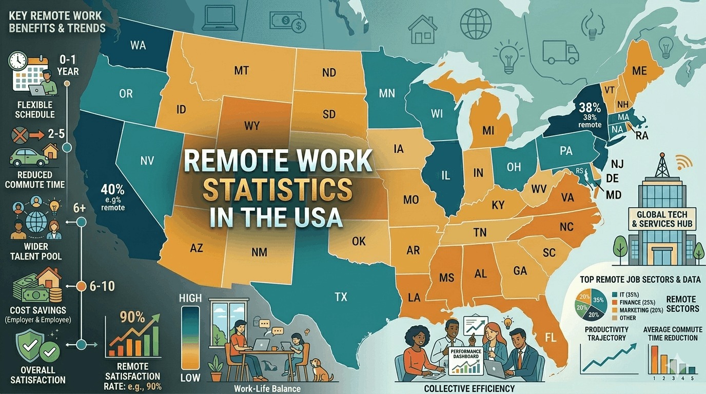 Remote Work Statistics in the USA