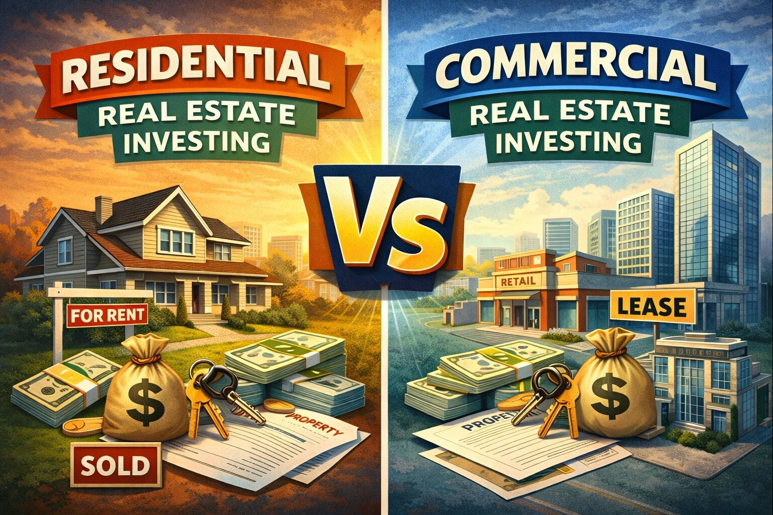 Residential vs Commercial Real Estate Investing