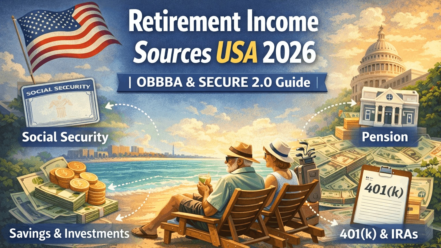 Retirement Income Sources USA 2026 | OBBBA & SECURE 2.0 Guide