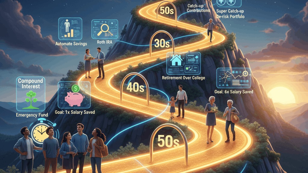 Retirement Planning by Decade: 20s, 30s, 40s, & 50s (2026 Guide)