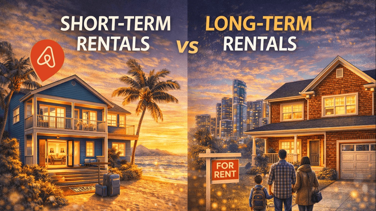 Short-Term Rentals vs Long-Term Rentals