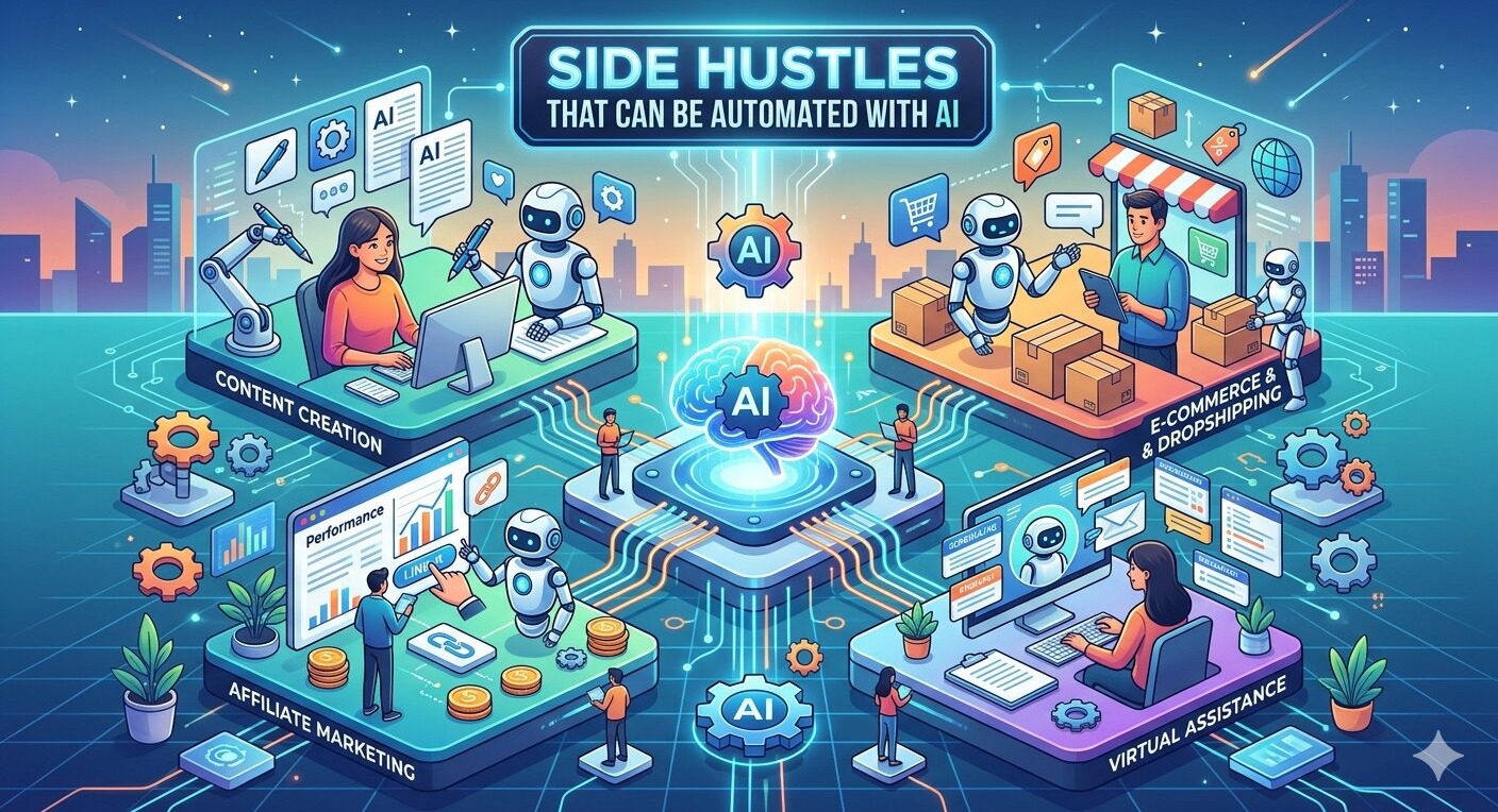 Side Hustles That Can Be Automated with AI