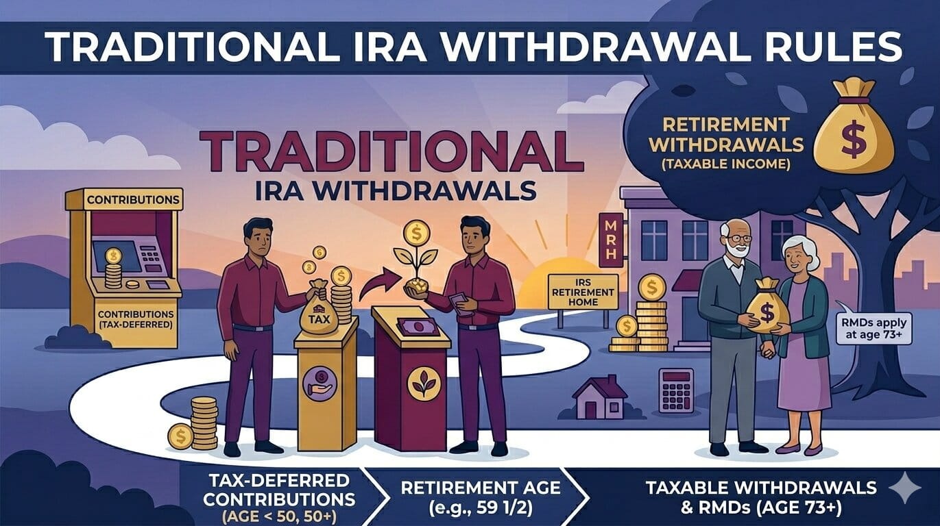 Traditional IRA Withdrawal Rules Explained