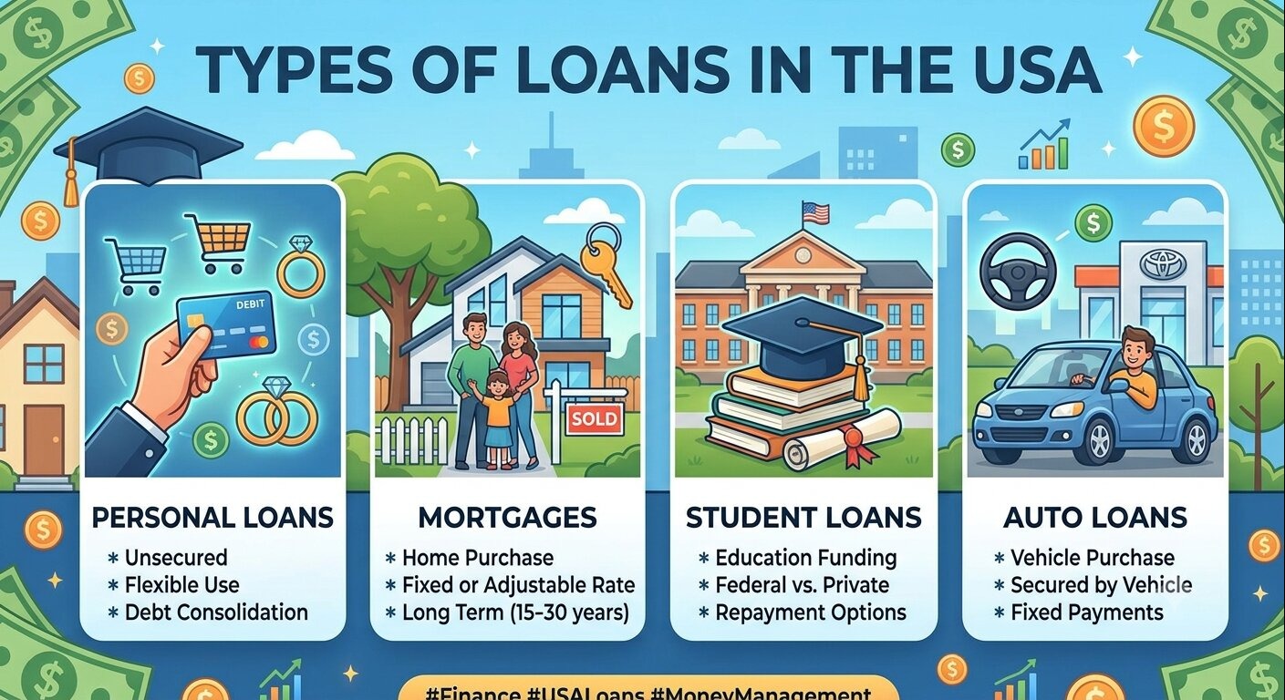 Types of Loans in the USA Explained