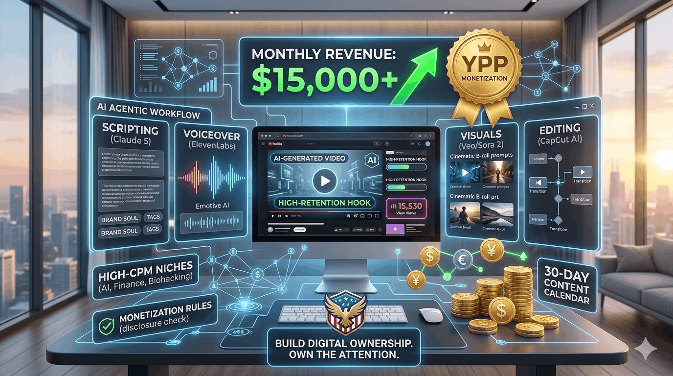 YouTube Automation Side Hustle 2026 | Faceless Channel Guide