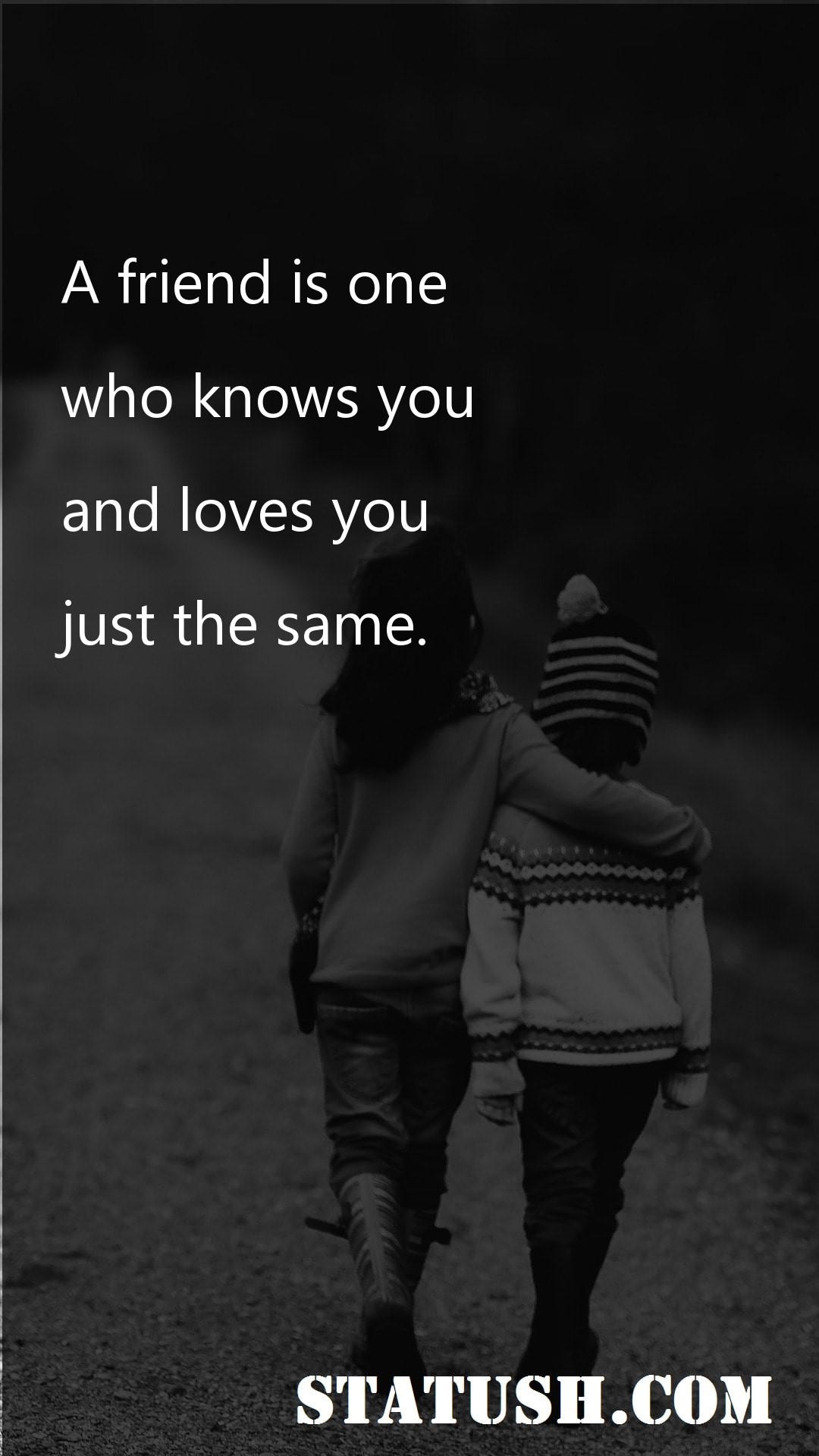 A friend is one Friendship Quotes at statush.com