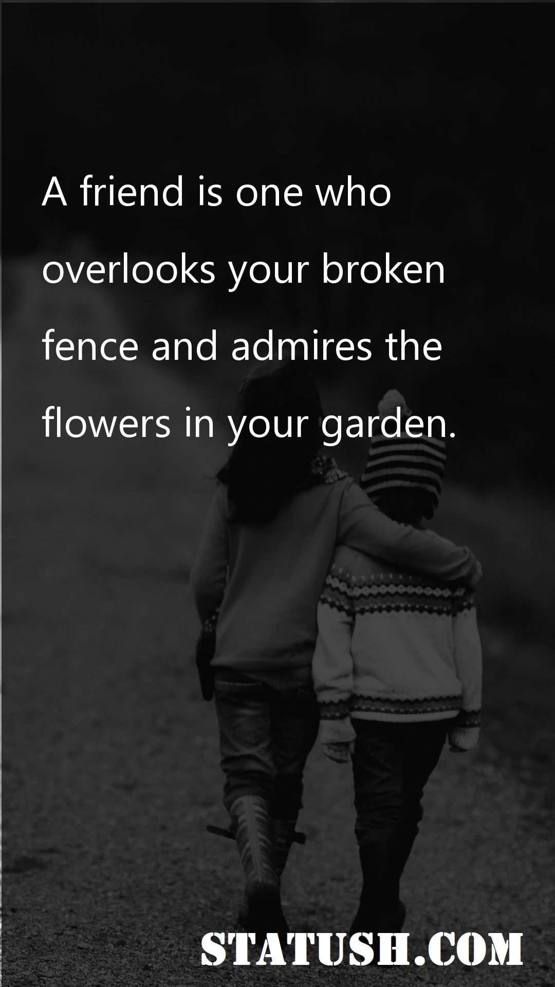 A friend is one who overlooks - Friendship Quotes at statush.com