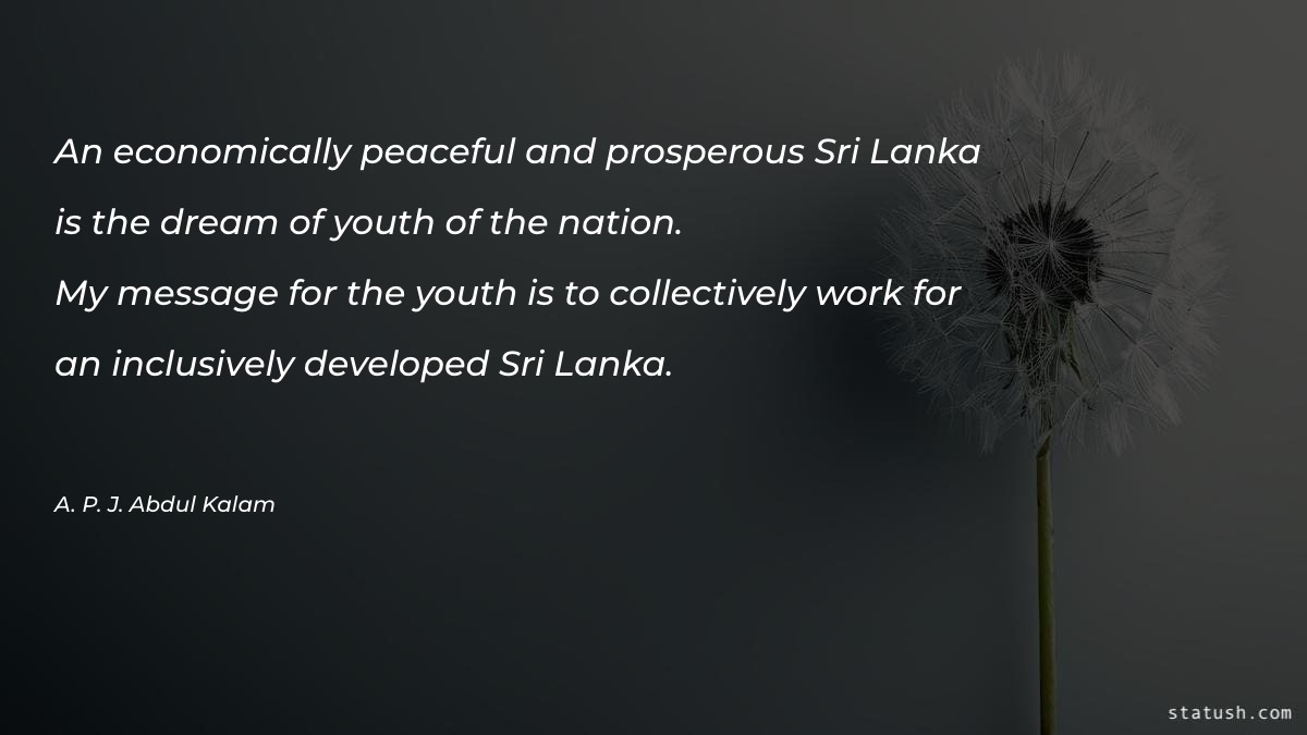 An economically peaceful and Motivational Quotes at statush.com