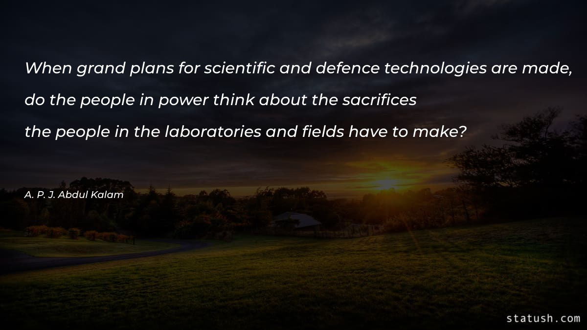 When grand plans for scientific