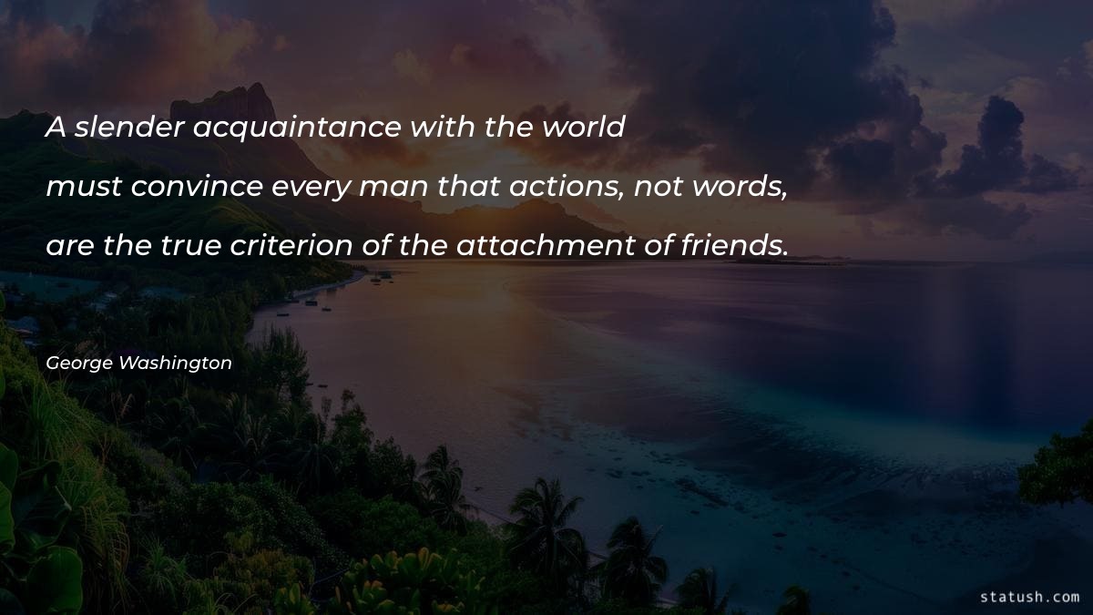 A slender acquaintance with the world Motivational Quotes at statush.com