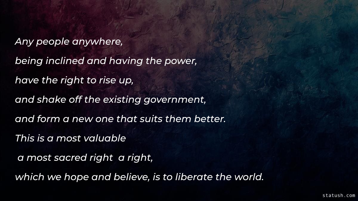 Any people anywhere - Motivational Quotes at statush.com