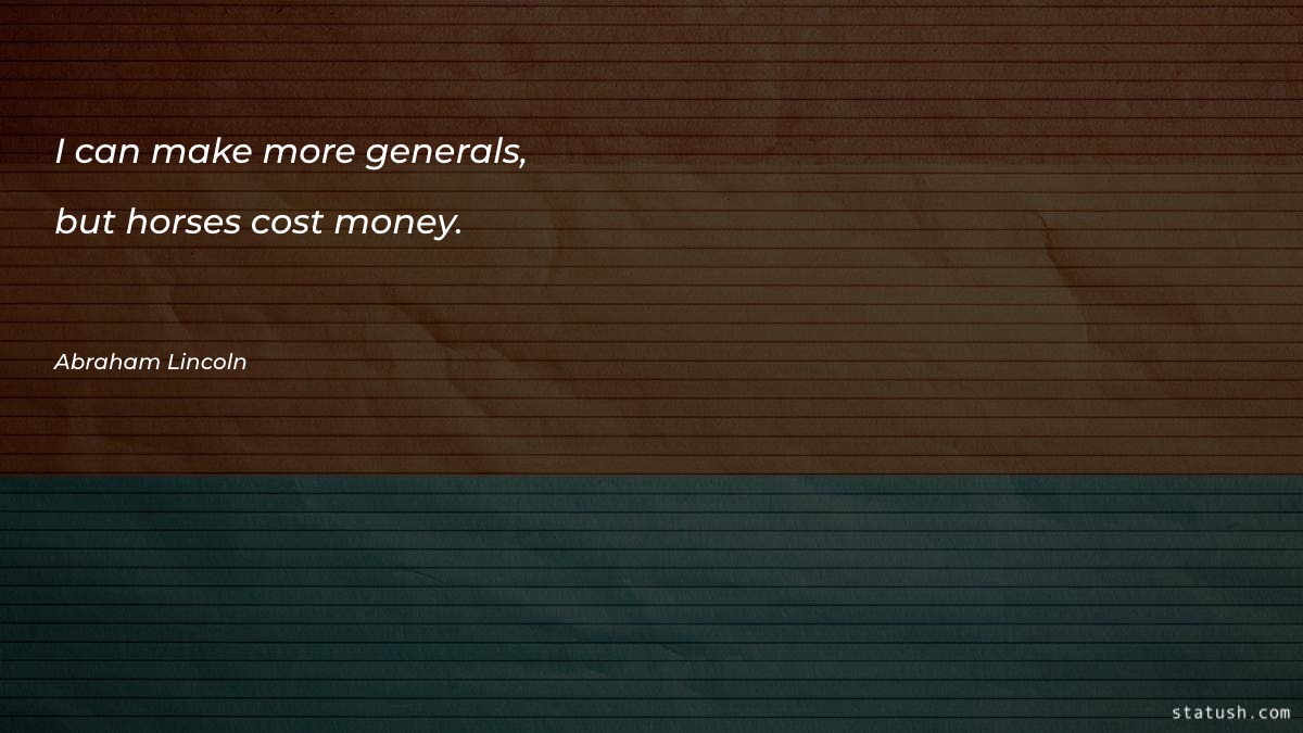 I can make more generals