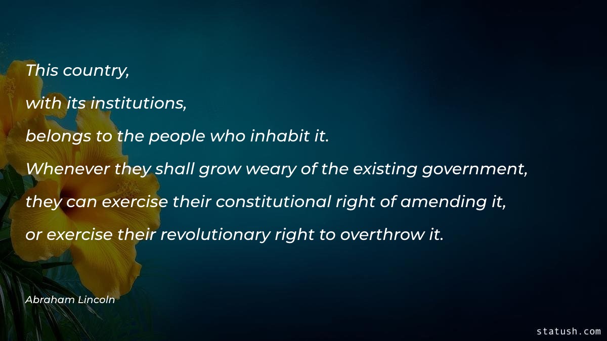 This country - Motivational Quotes at statush.com