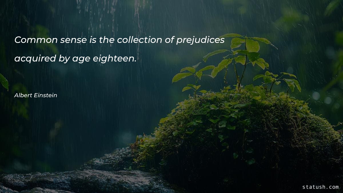 Common sense is the collection