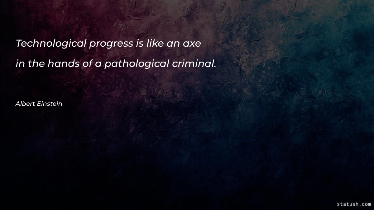 Technological progress is like