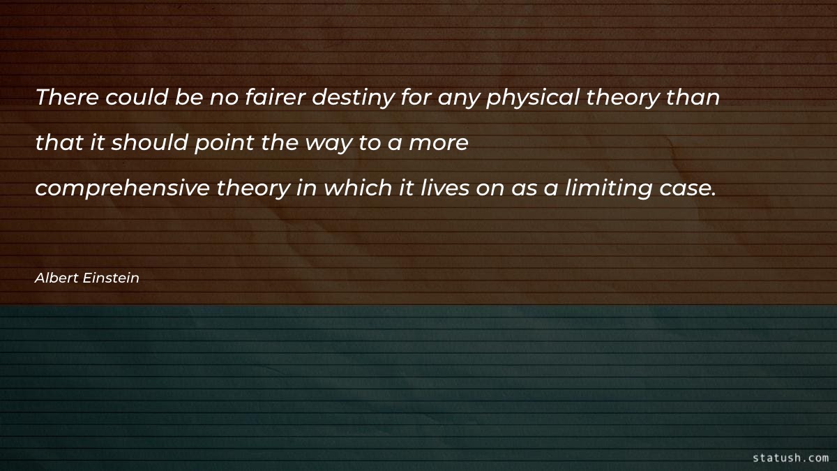 There could be no fairer destiny Motivational Quotes at statush.com