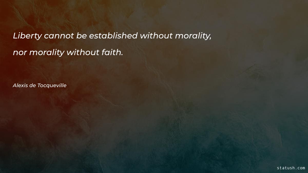 Liberty cannot be established without Motivational Quotes at statush.com