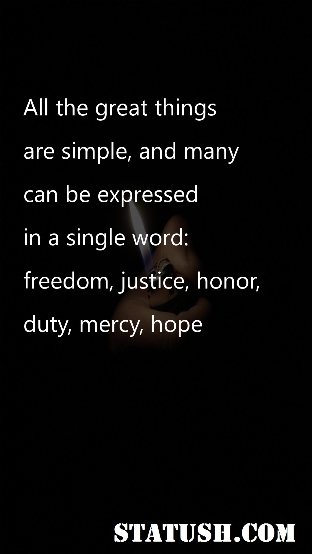 All the great things - Hope Quotes at statush.com