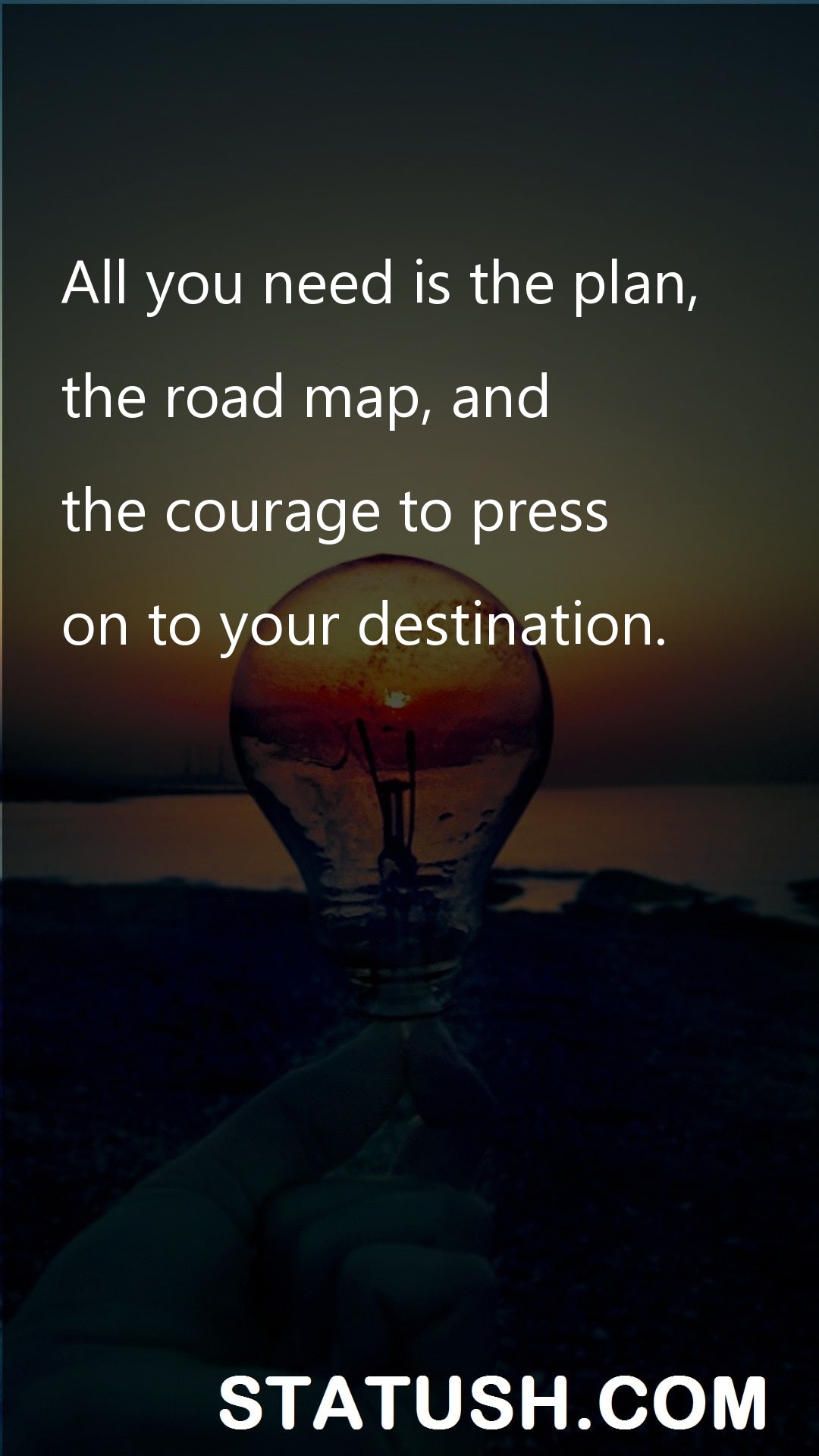 All you need is the plan - Inspiration Quotes at statush.com