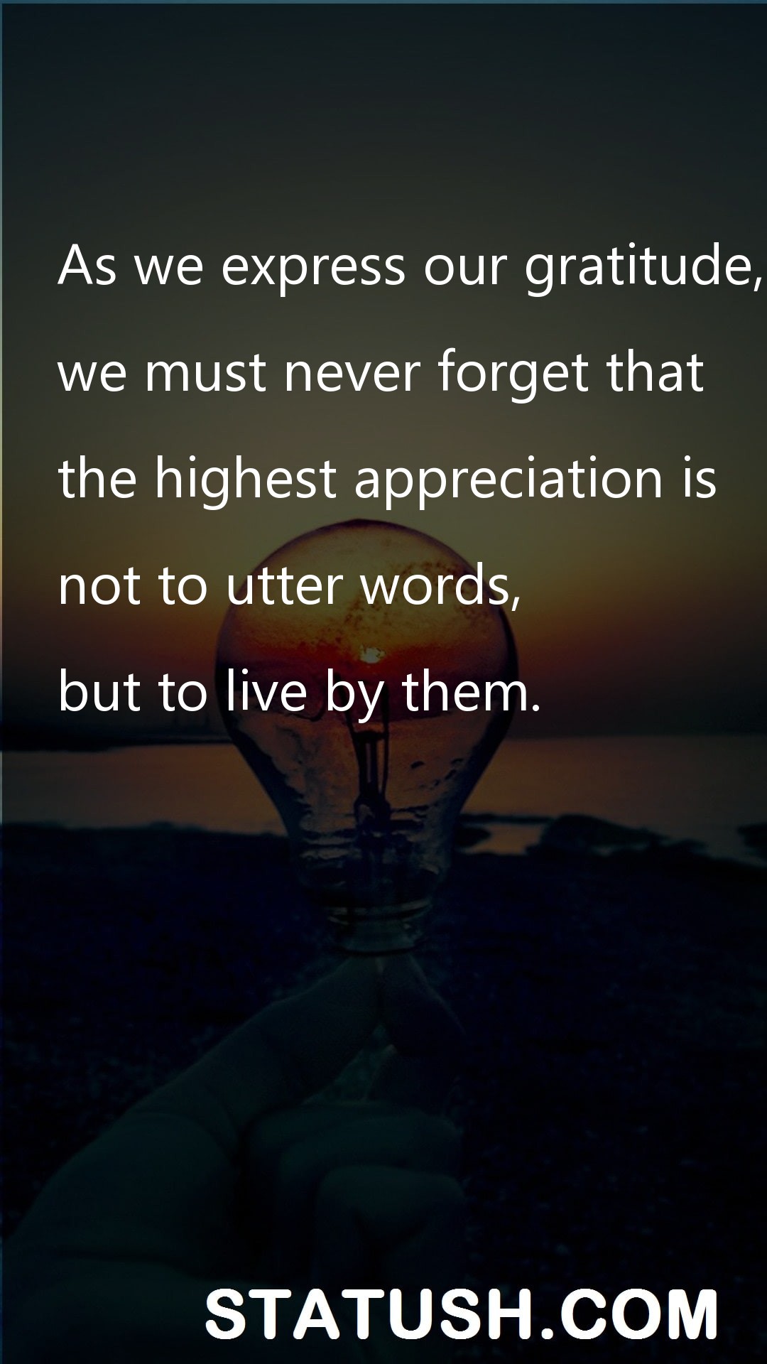As we express our gratitude Inspiration Quotes at statush.com