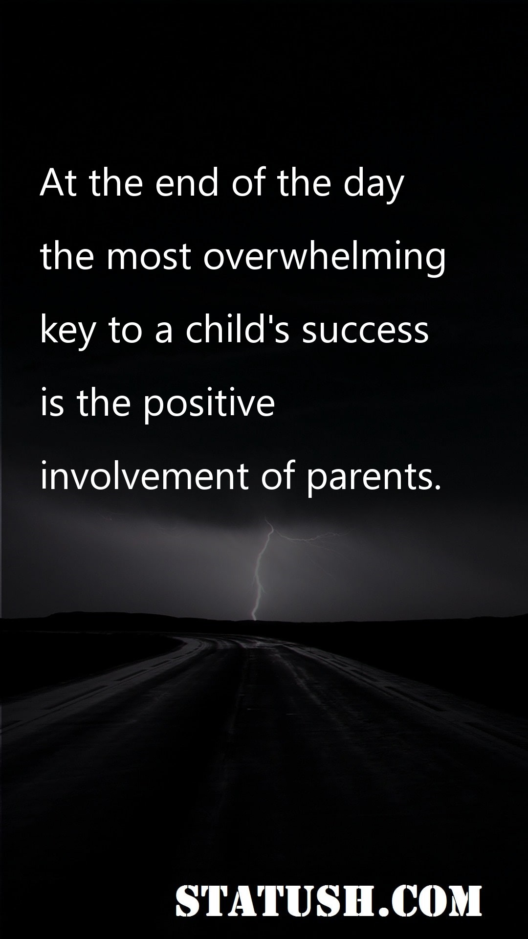 At the end of the day - Success Quotes at statush.com