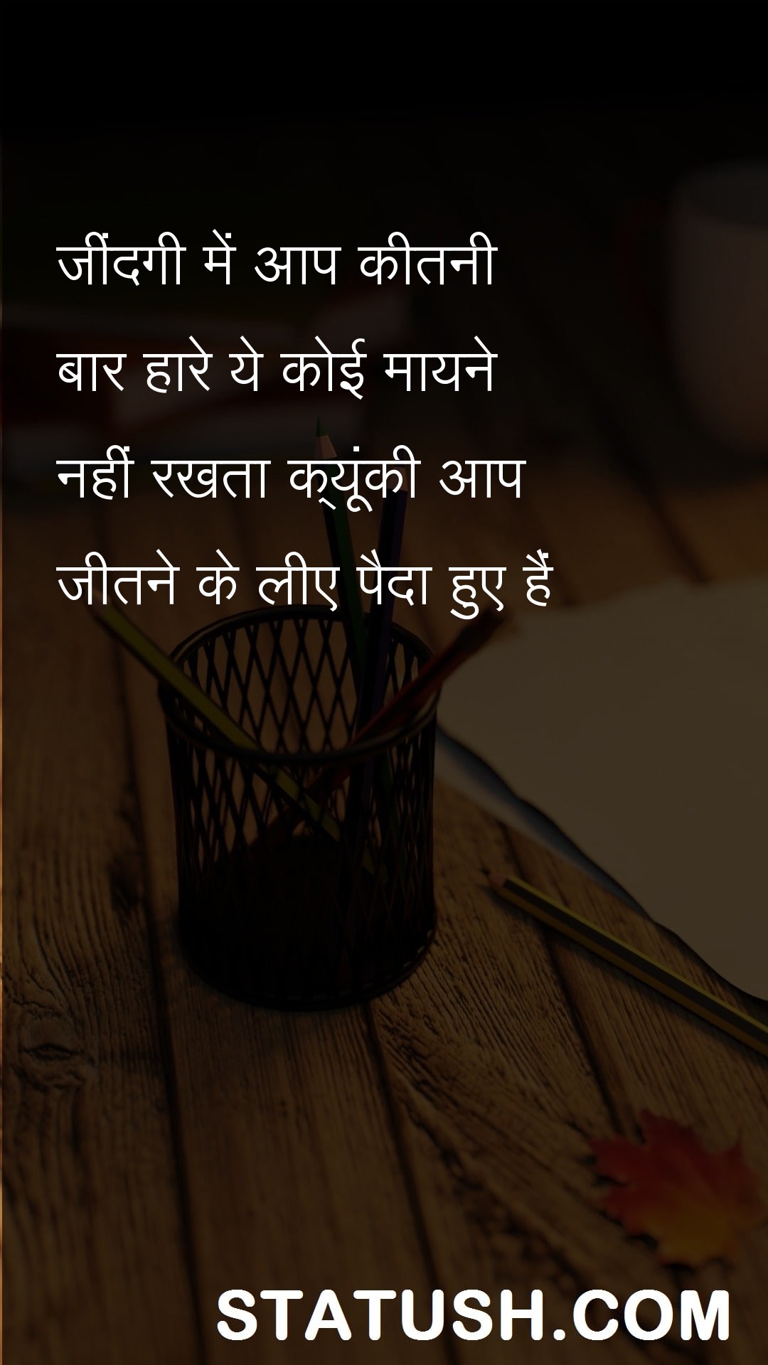 Because you are born to win - Hindi Quotes at statush.com