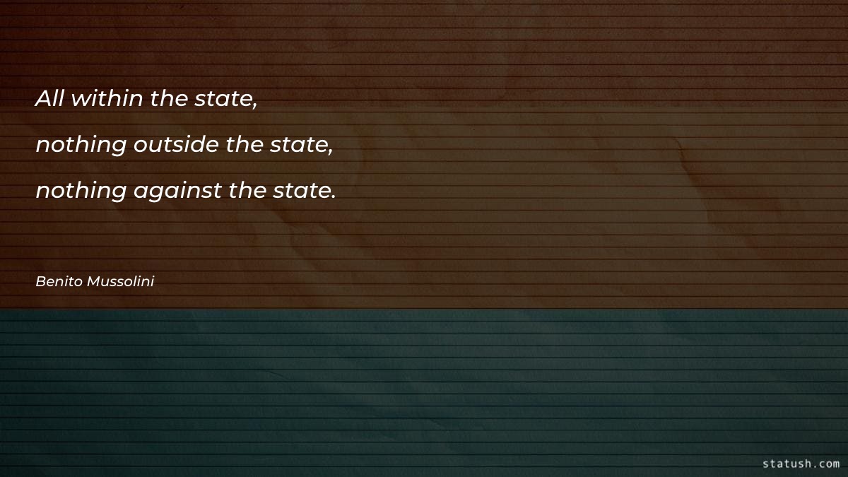 All within the state, nothing