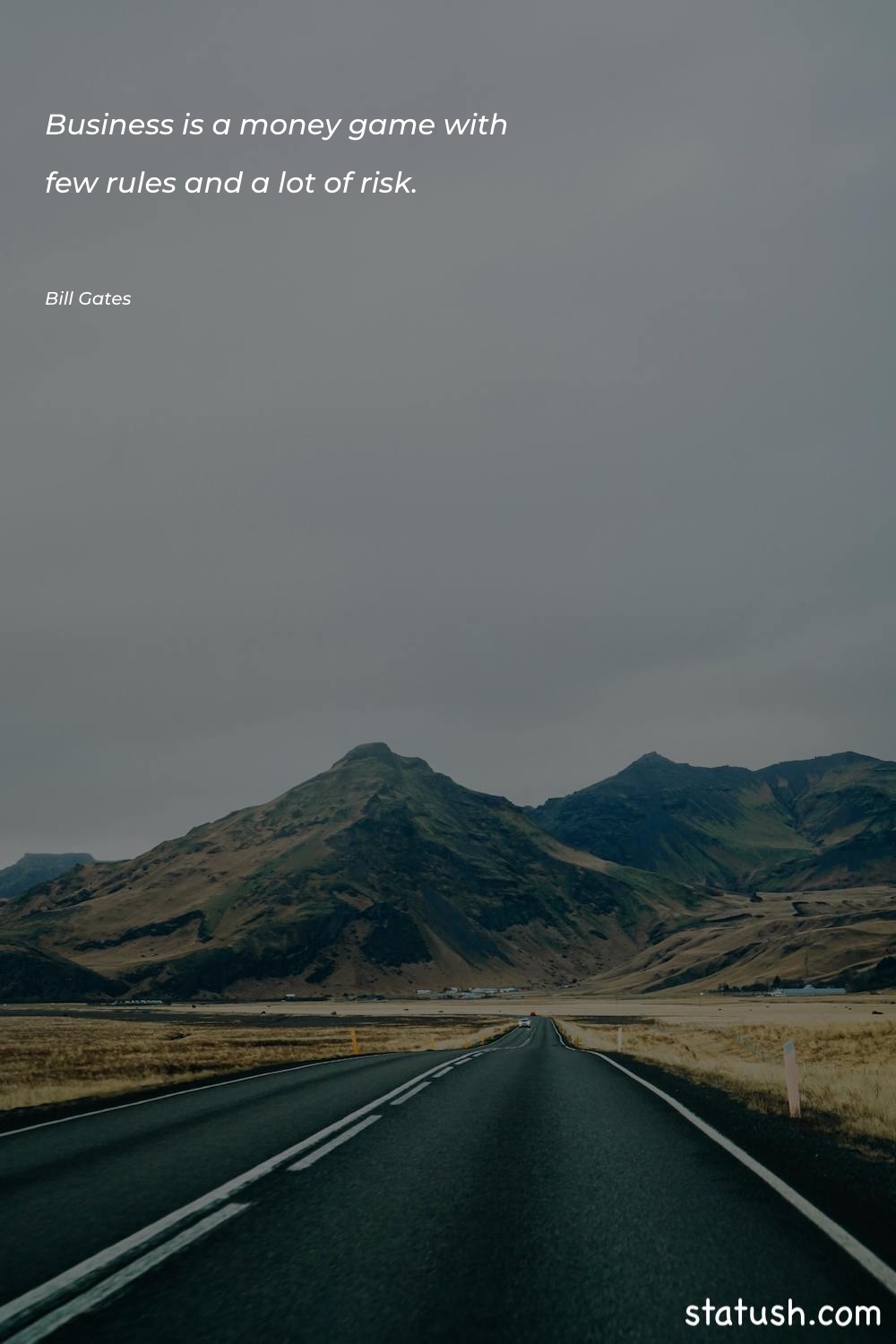 Business is a money game