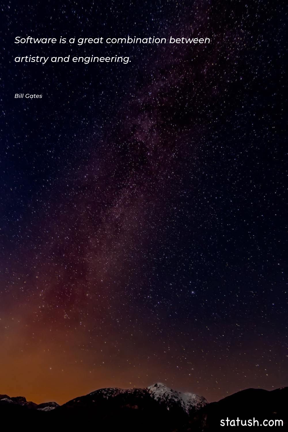 Software is a great combination