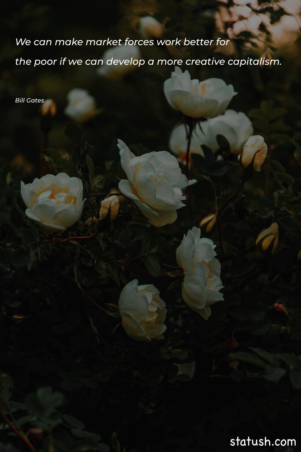 We can make market forces Inspiration Quotes at statush.com