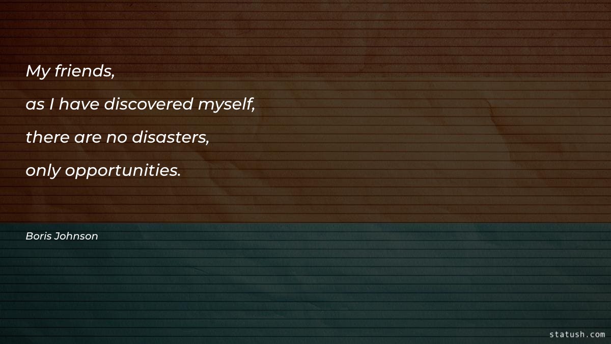 My friends, as I have