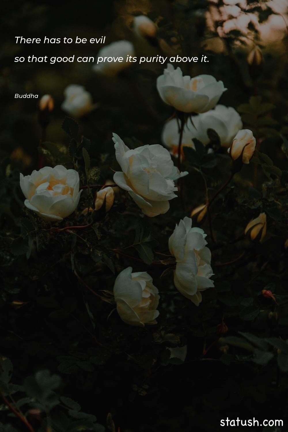 There has to be evil