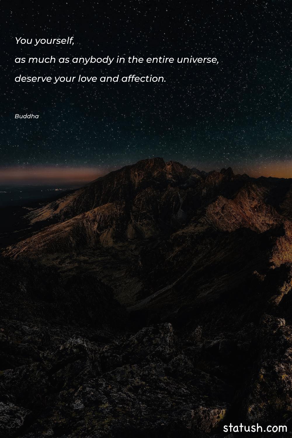 You yourself, as much as - Love Quotes at statush.com