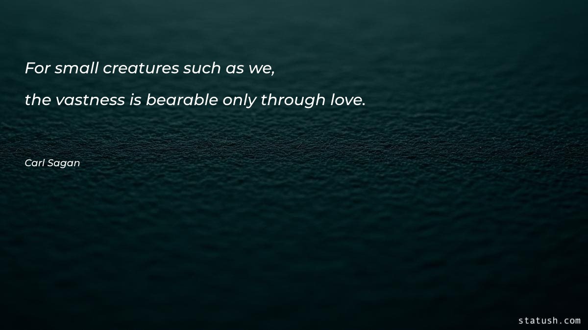 For small creatures such as Motivational Quotes at statush.com