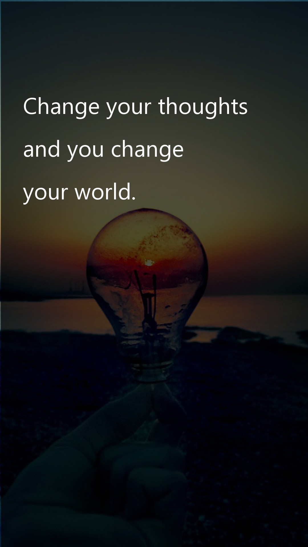 Change your thoughts Inspiration Quotes at statush.com