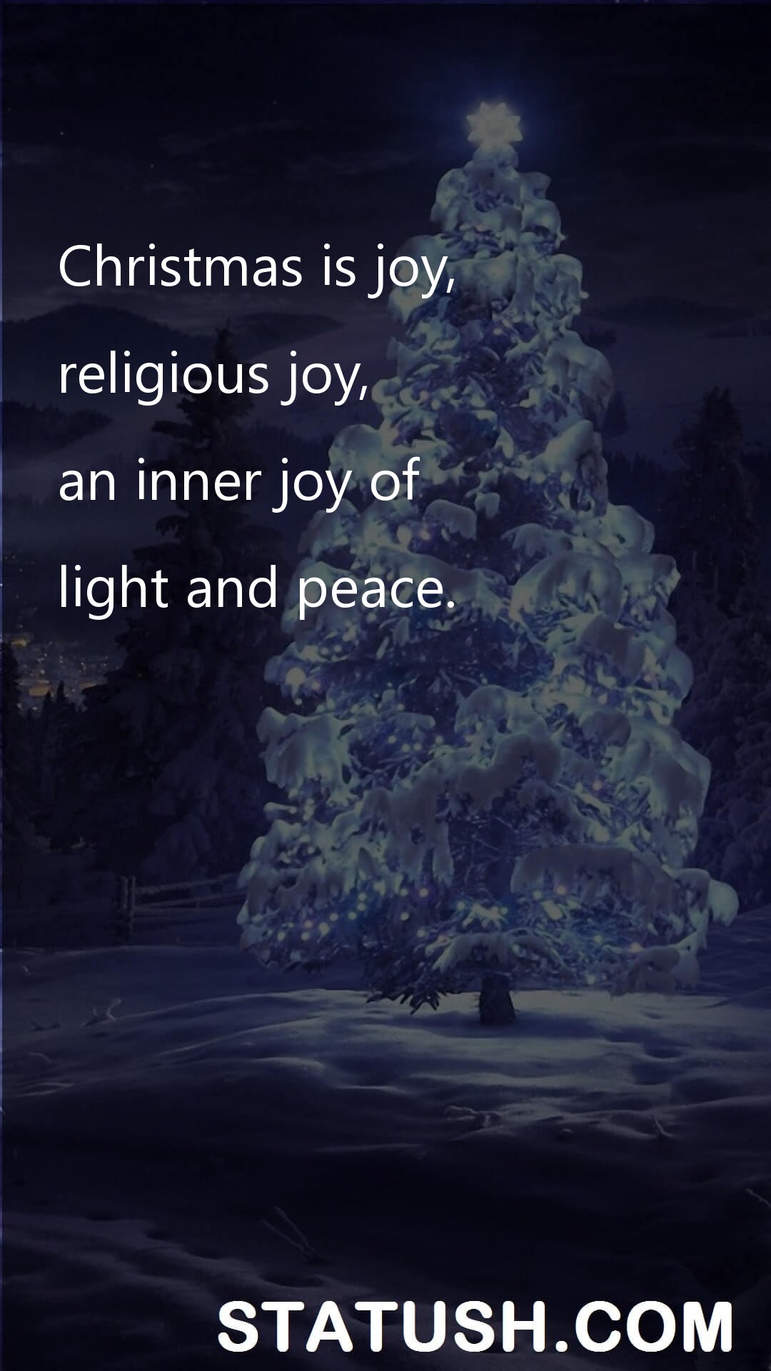 Christmas is joy - Happy Christmas Day - Christmas Quotes at statush.com