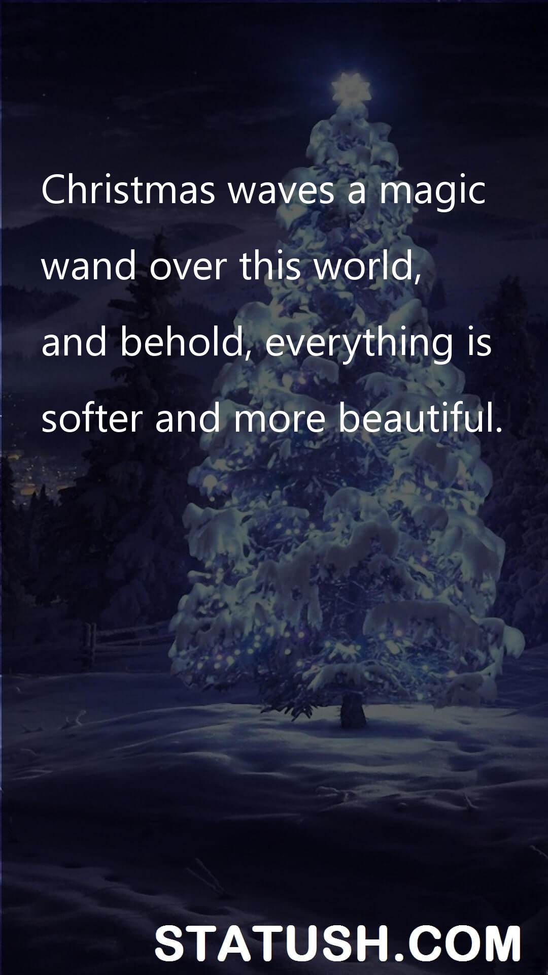 Christmas waves a magic - Christmas Quotes at statush.com