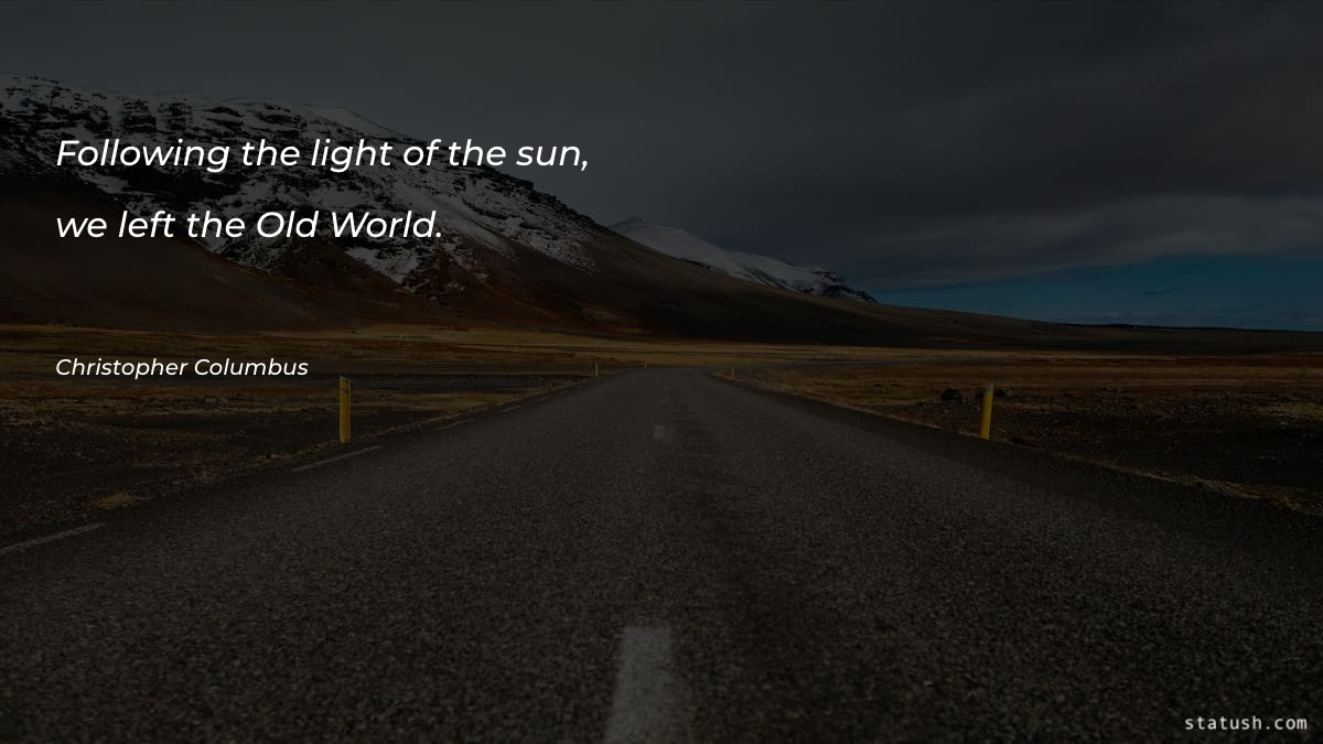 Following the light of the