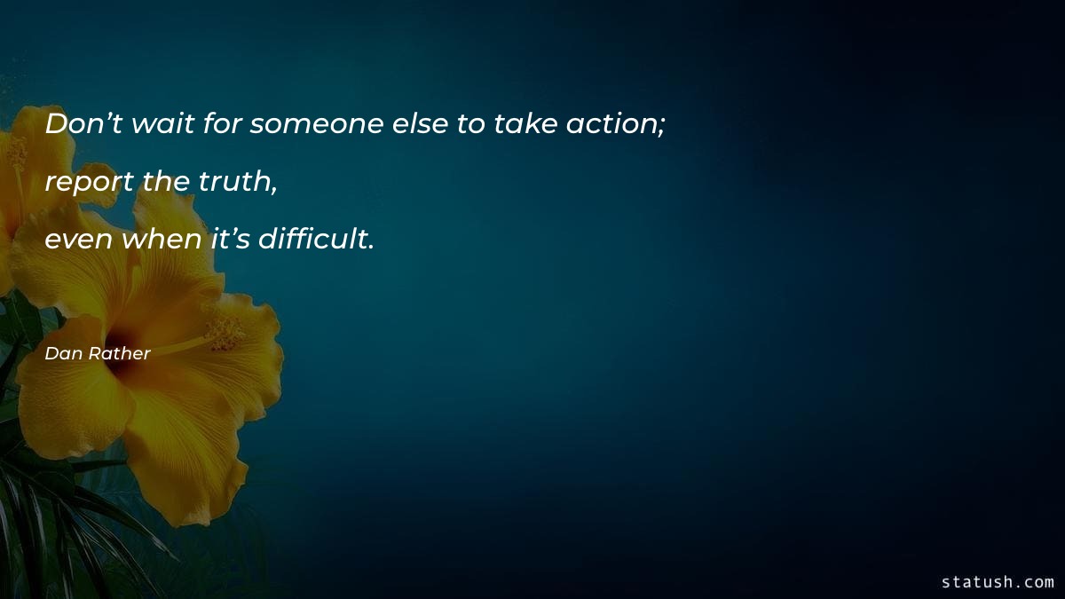 Don’t wait for someone else Motivational Quotes at statush.com