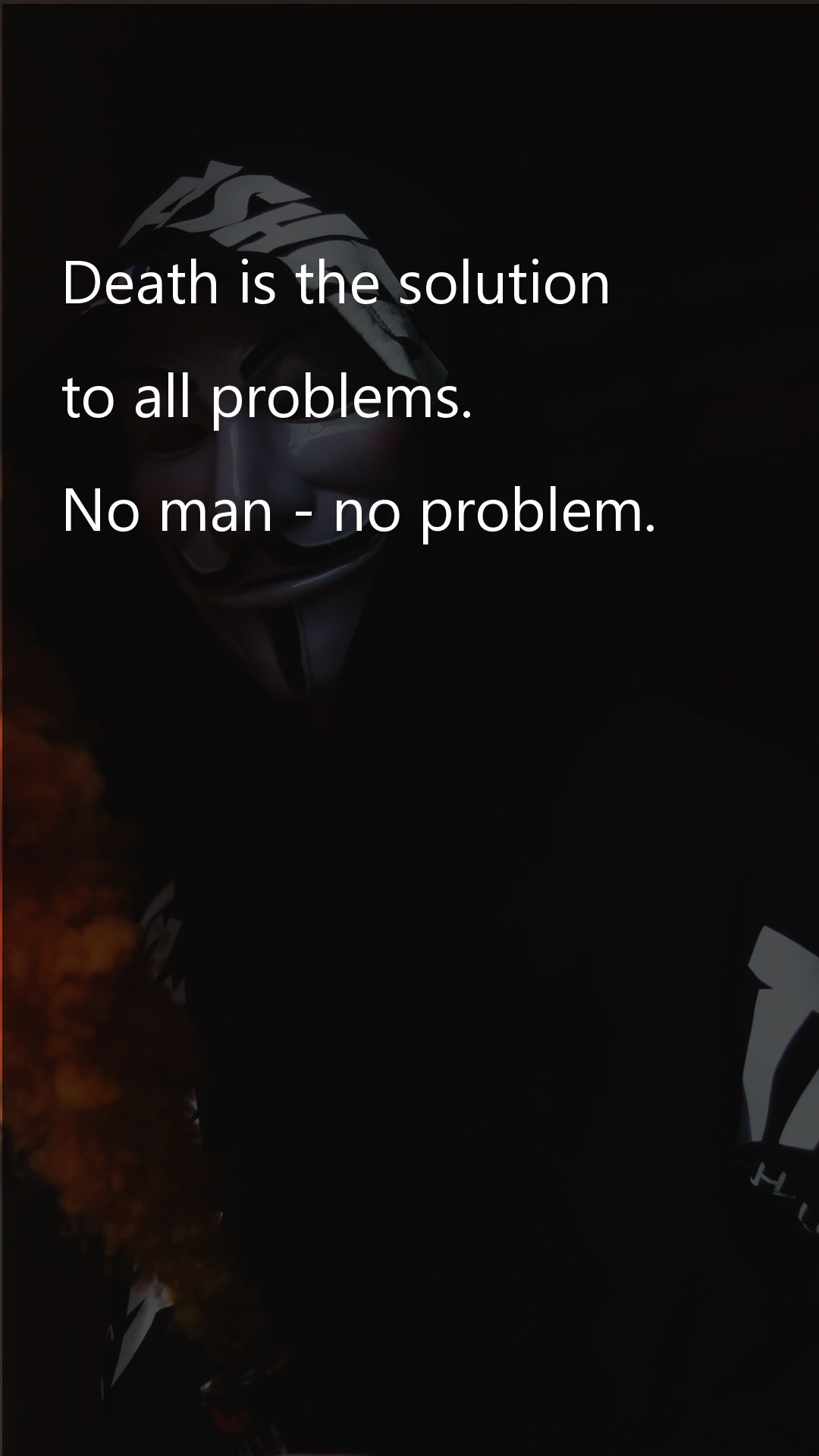 Death is the solution - Death Quotes at statush.com