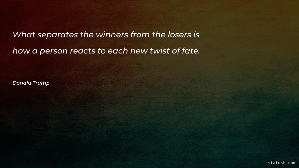 What separates the winners from Motivational Quotes at statush.com