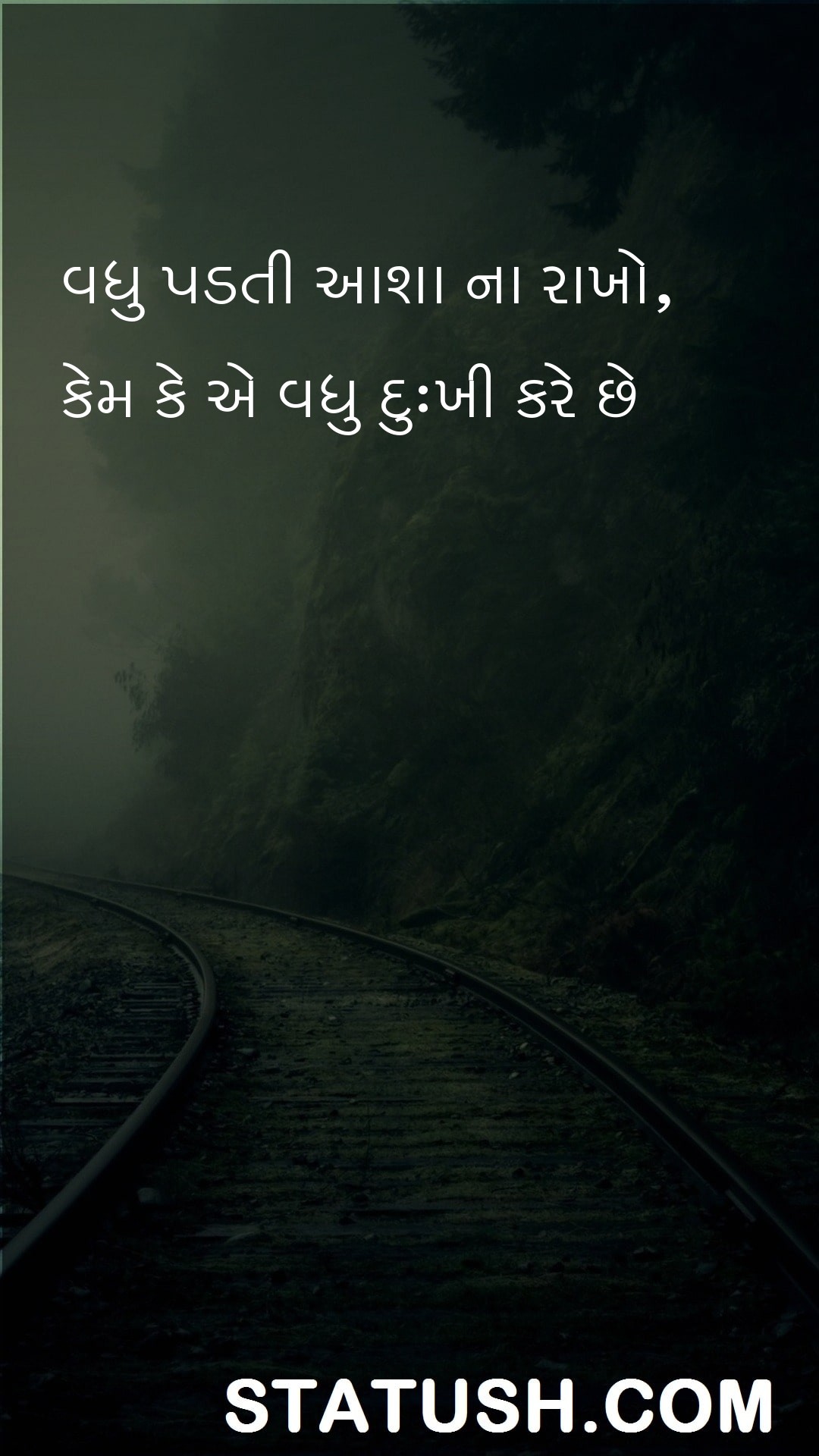 Dont expect too much Gujarati Quotes at statush.com
