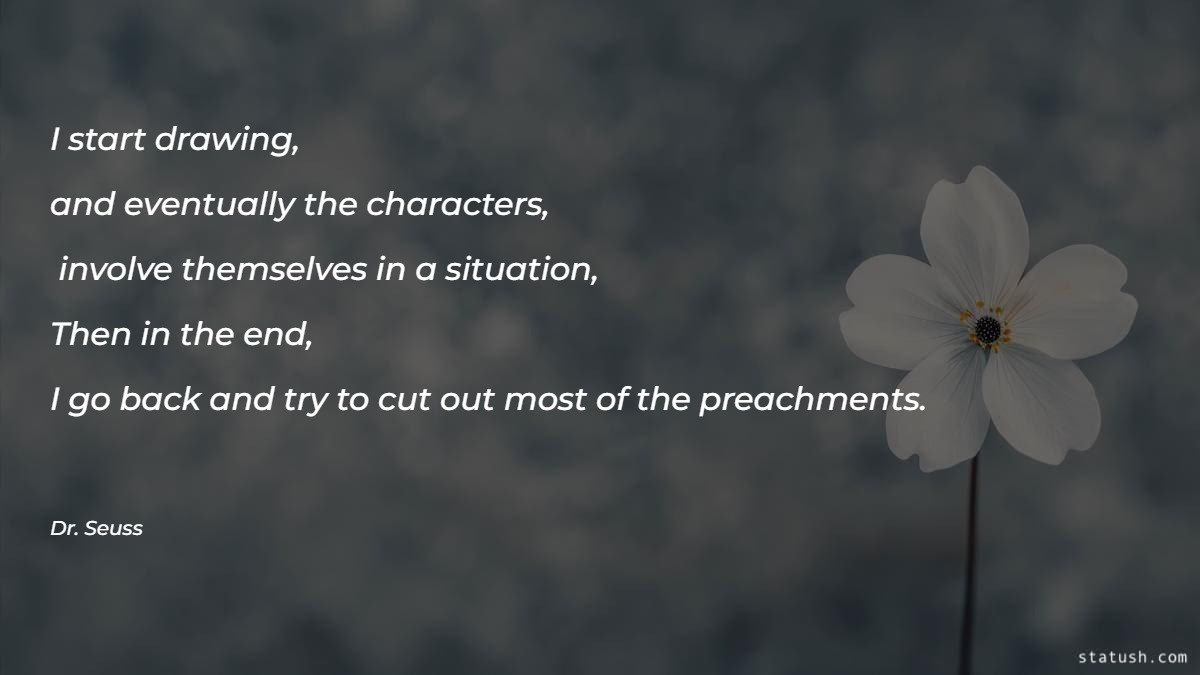 I start drawing - Motivational Quotes at statush.com