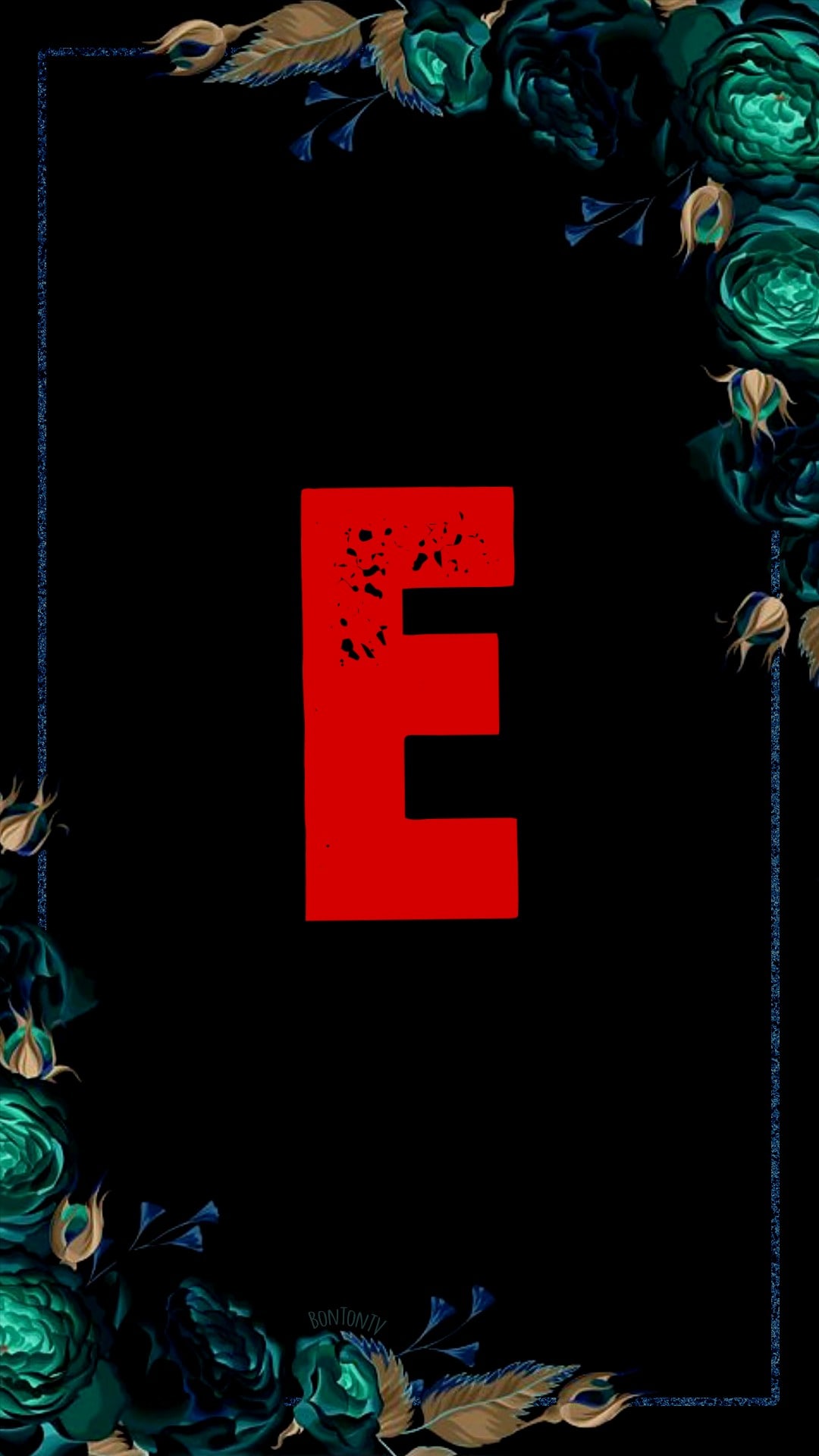 E Alphabet in Red - Letter And Alphabet Quotes at statush.com