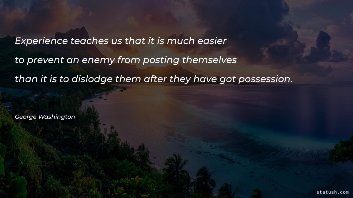 Experience teaches us that it is Motivational Quotes at statush.com