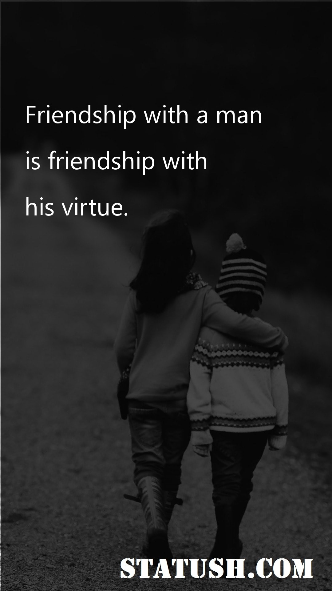Friendship with a man - Friendship Quotes at statush.com