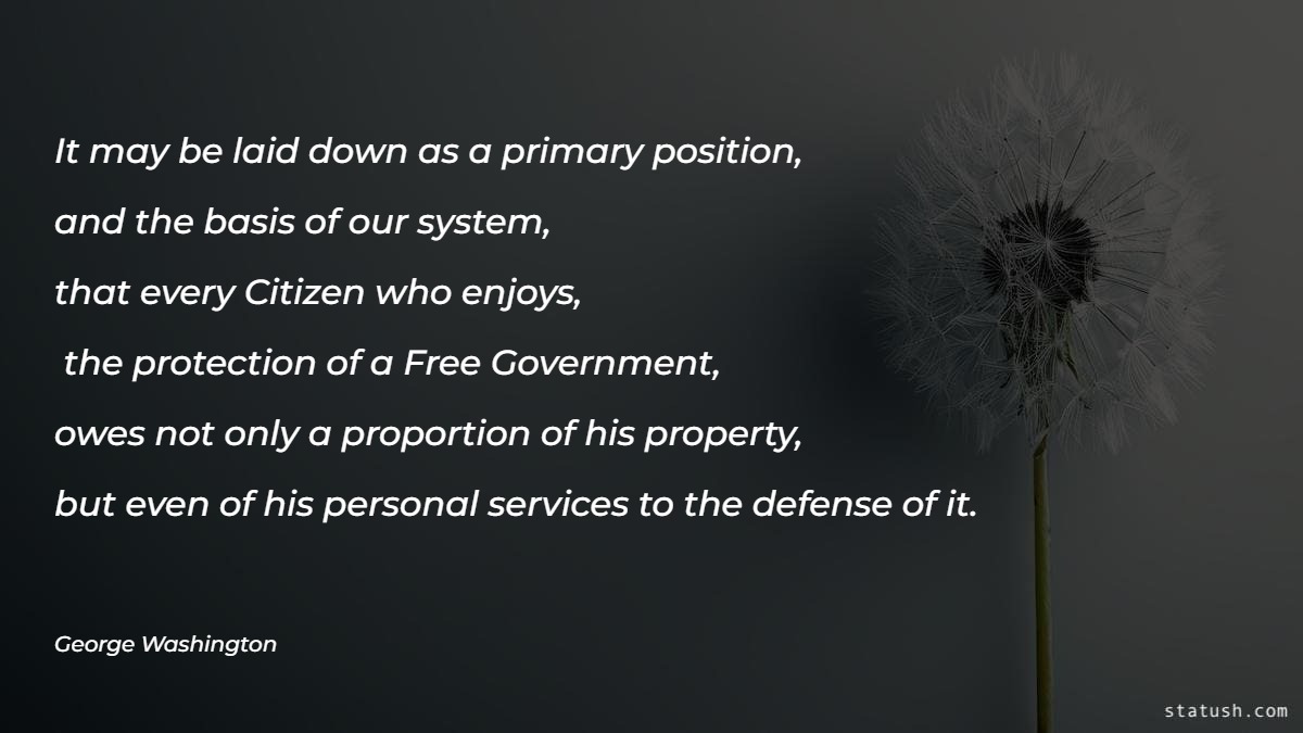 It may be laid down as a primary position - Motivational Quotes at statush.com