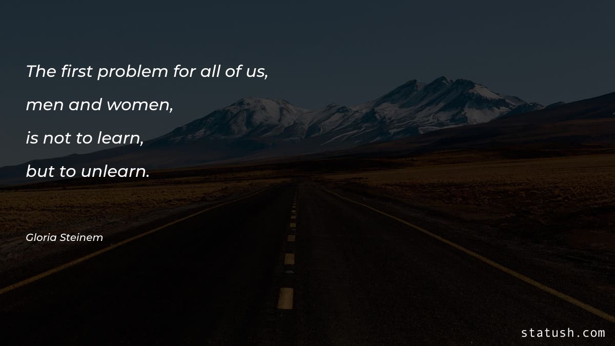 The first problem for all Motivational Quotes at statush.com